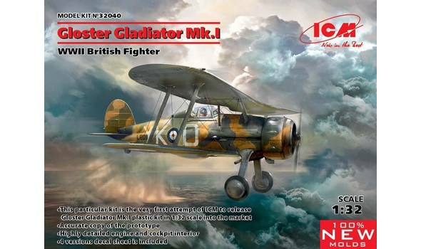 Gloster Gladiator Mk.I, WWII British Fighter