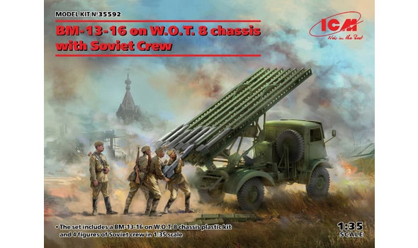 БМ-13-16 НА ШАССИ W.O.T. 8 C CОВЕТСКИМ РАСЧЕТОМ