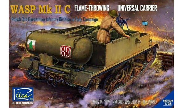 Polish Army Wasp Mk.IIC Flame Throwing Universal Carrier