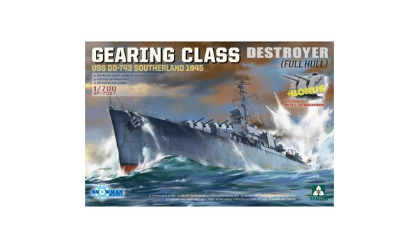 Gearing-Class Destroyer USS DD-743 Southerland 1945