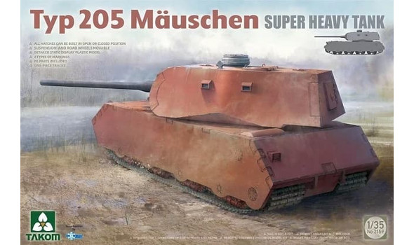 Typ 205 Mäuschen Super Heavy Tank